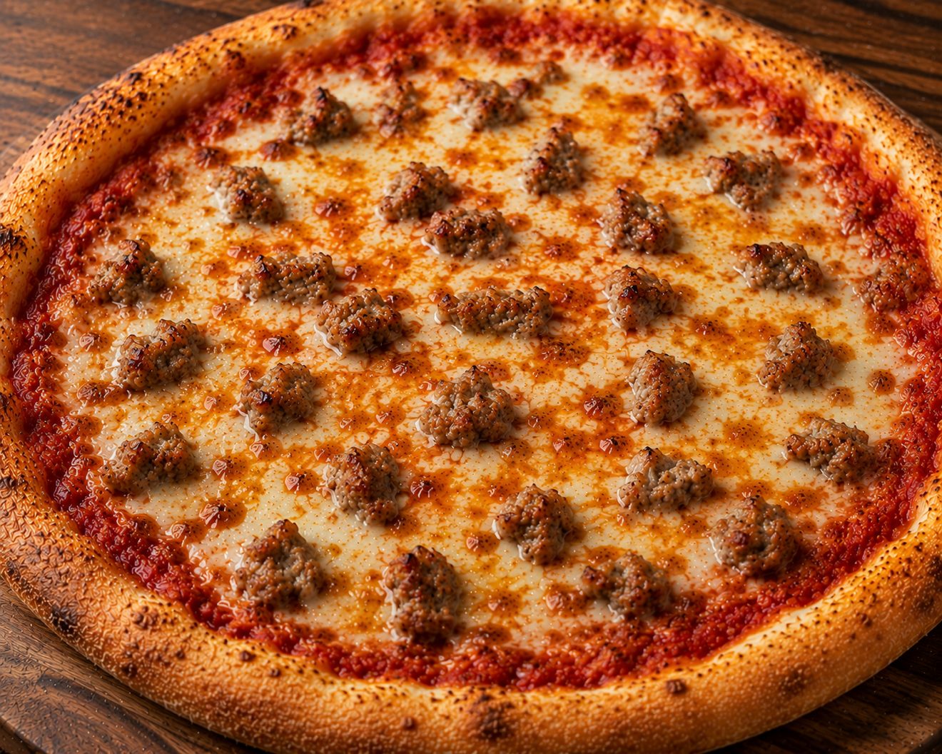 Sausage Pizza.